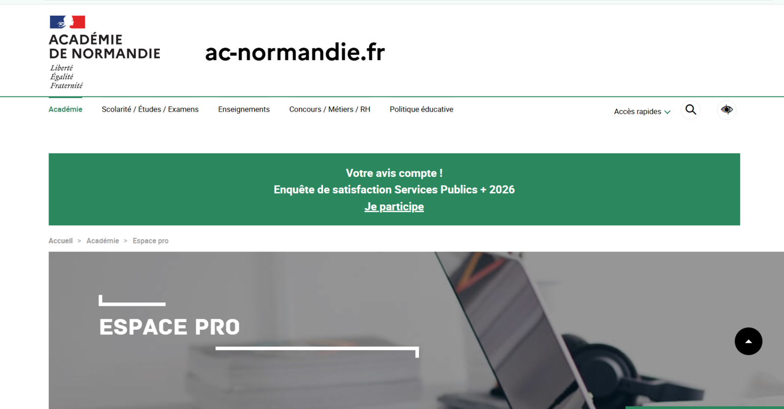 Webmail AC Normandie